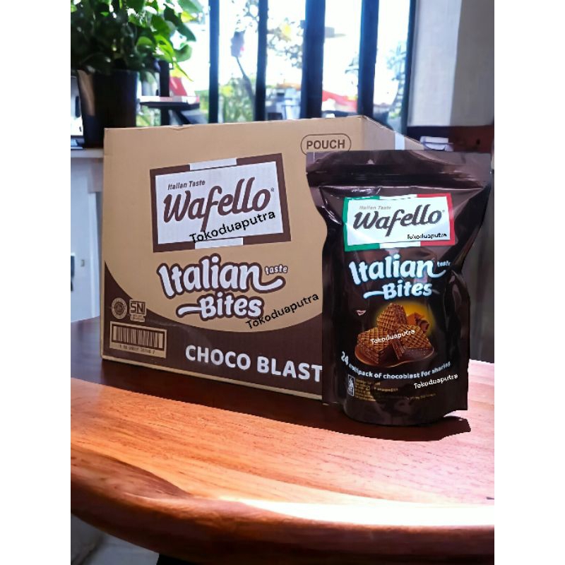 

Wafello Coklat Pouch 234 gr X 6 pouch ( 1 KARTON )