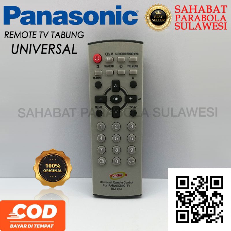 REMOTE TV UNIVERSAL TABUNG PANASONIC