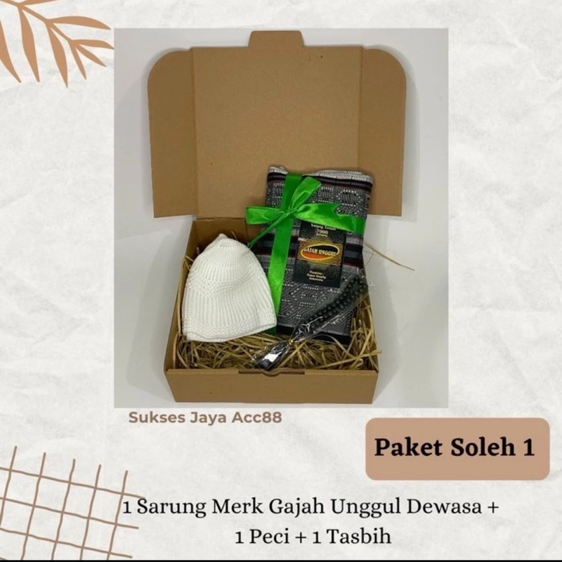 

Promo 7.7 (READY STOK) Hampers lebaran / hampers sarung pria idul fitri 2025 / Parcel Idul fitri