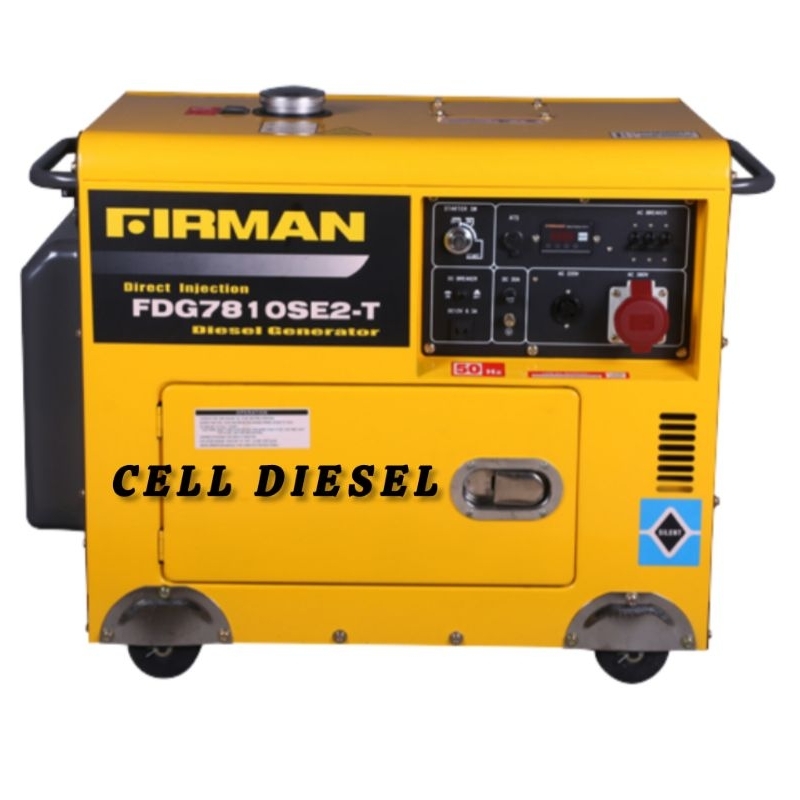 Genset Silent Firman 5000 Watt Diesel FDG 7810 SE2-T Genset Solar