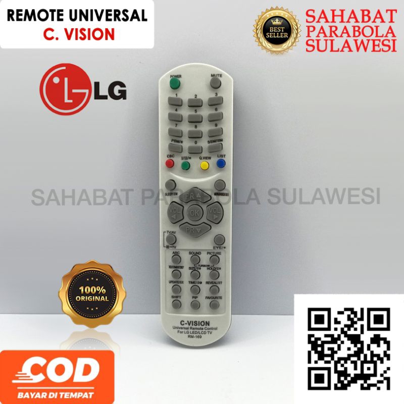 REMOTE TV UNIVERSAL MULTI LG C-VISION