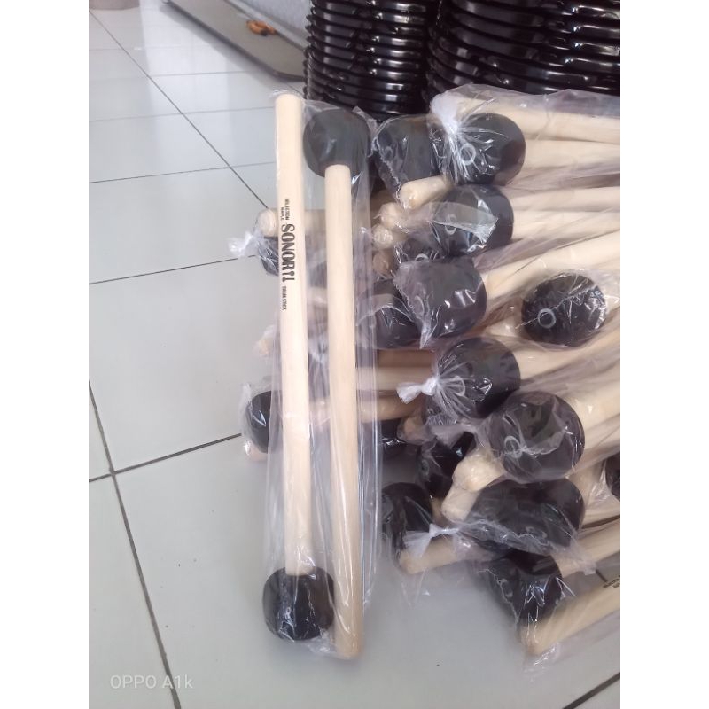 stik tenor drumband marcingband warna hitam