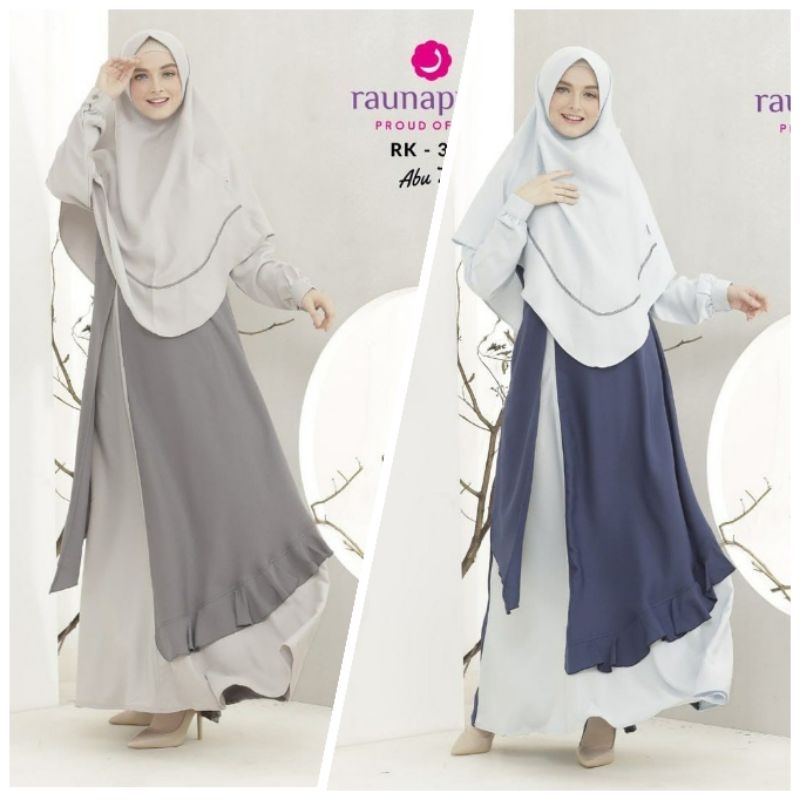 GAMIS RAUNA 228 - RK 301 Abu Tua - RK 299 Navy / SARIMBIT RAUNA / COUPLE RAUNA