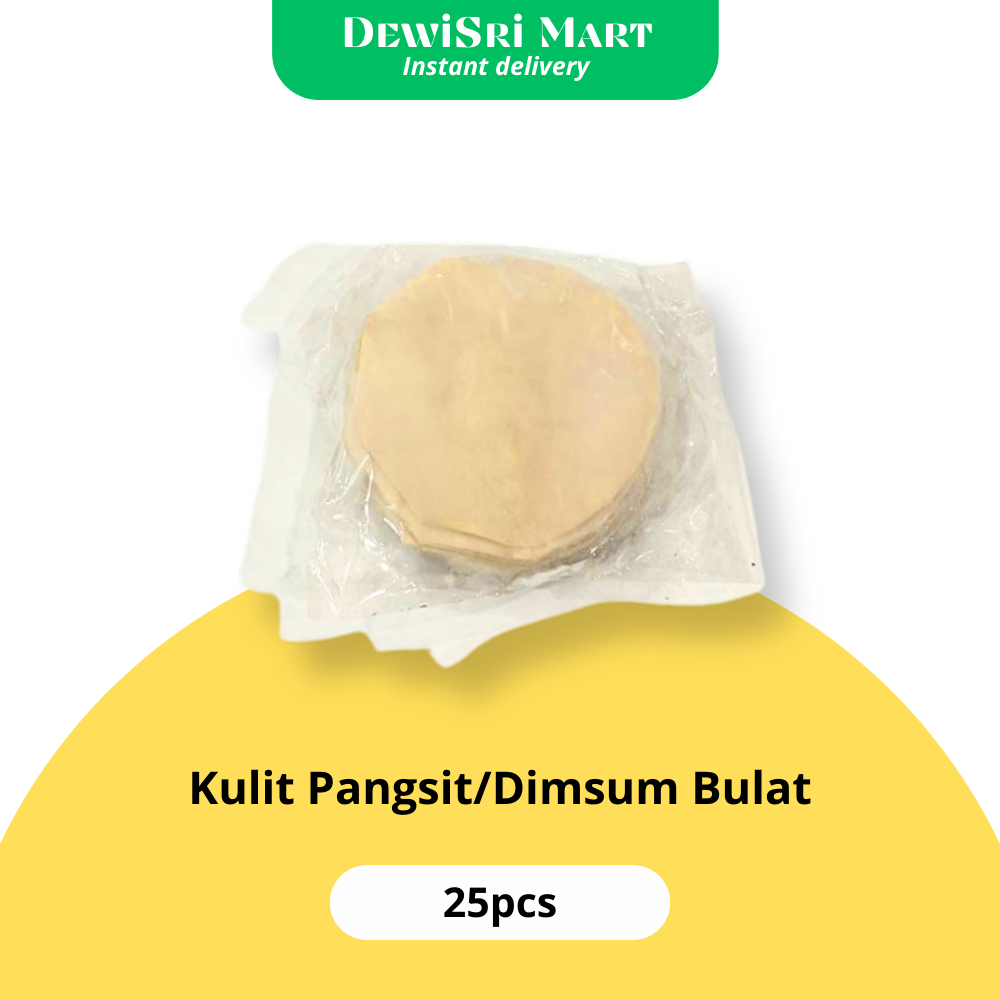 

Kulit Pangsit Bulat isi 25 Lembar - Dewi Sri Mart