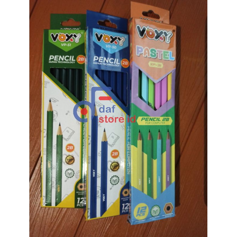 

VOXY PENSIL/PENCIL 2B 1PACK (12 PCS)
