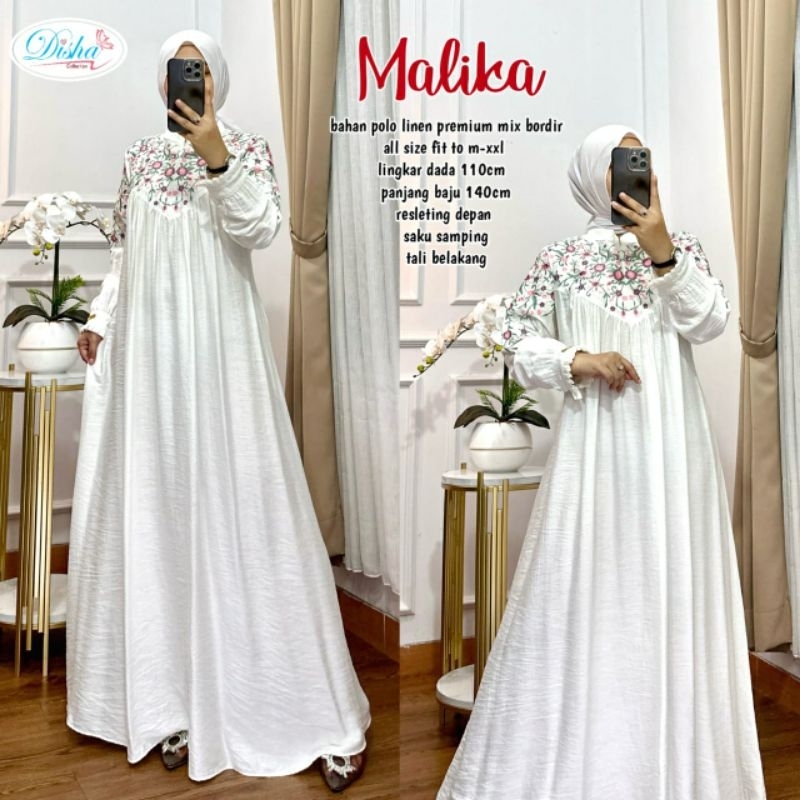 fuanda cordelia gamis bordir premium moveon gamis crinkle gamis jumbo ld 130 ld120 xl xxl xxxl gamis
