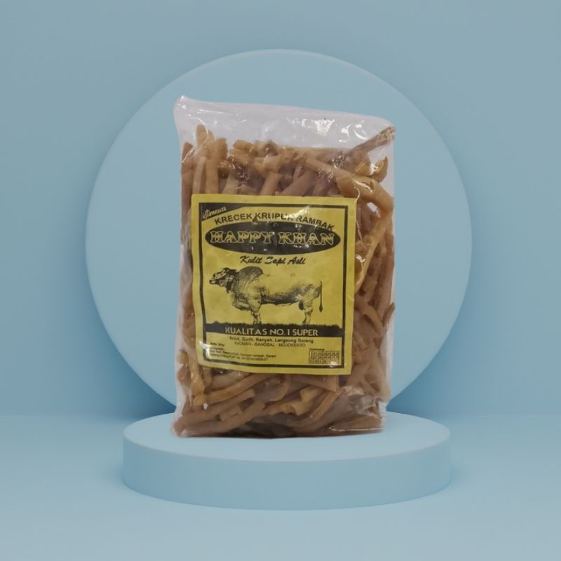 

Krecek Krupuk Rambak HAPPY KHAN KUALITAS NO 1 SUPER