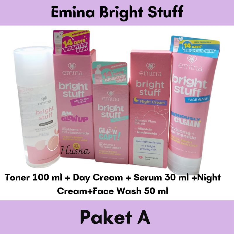 Emina Bright Stuff / Paket Emina Bright Stuff / Paket Skincare Emina