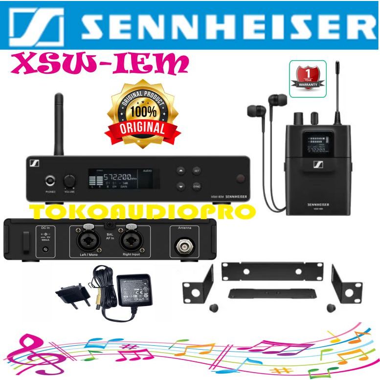 Sennheiser XSW IEM Wireless In-ear Monitor System Original Wireless UHF In-Ear System