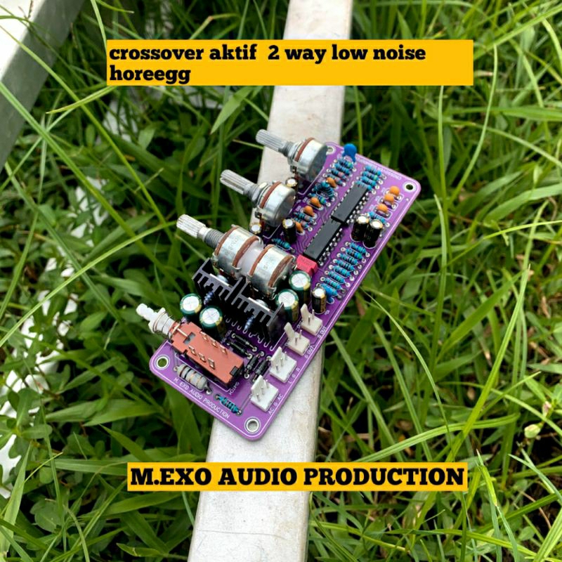 LAGI DISKON Kit Crossover Aktif Lpf 24db Asli 2 Way Subwoofer Dan Mid High (ic Original) **