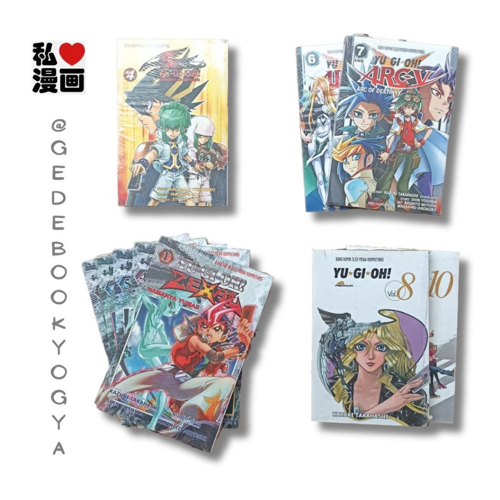 + Komik Cabutan Elex Yu-Gi-Oh Premium + ARCV + 5DS + Zexal