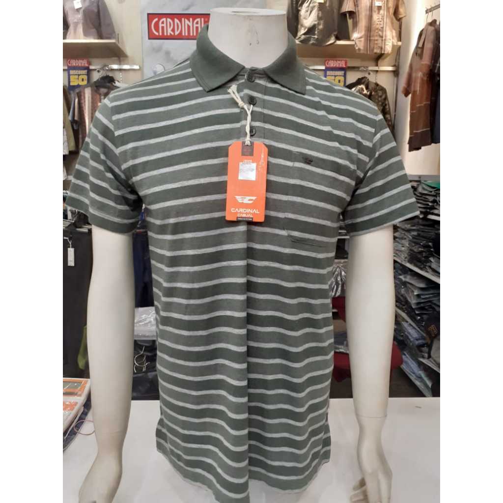 Wangky / Kaos Polo / Kaos Kerah Pria Merk Cardinal Original Model TERBARUU
