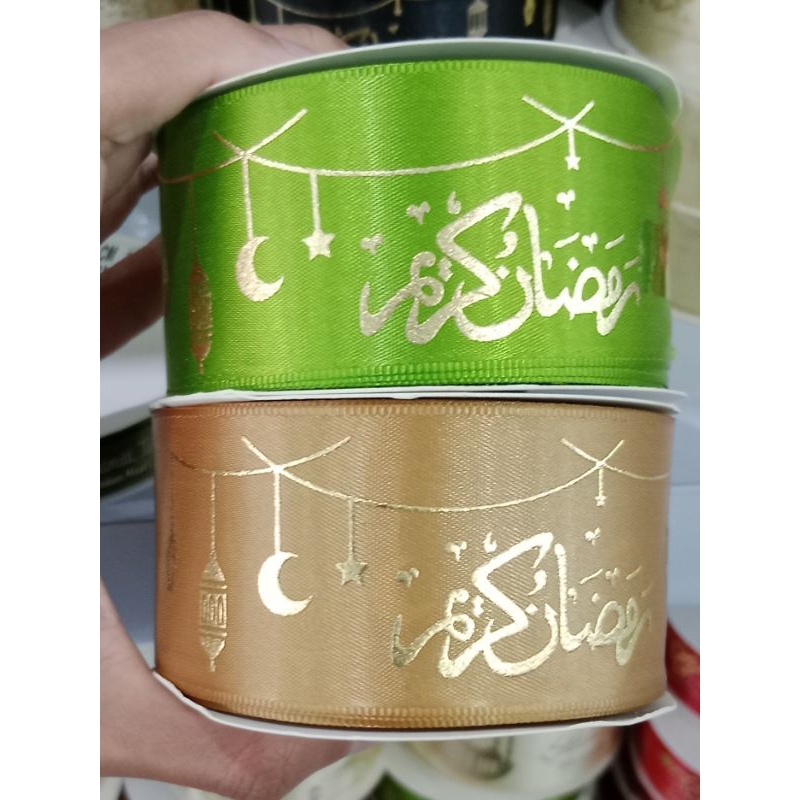 

Pita Idul Fitri / Pita Lebaran / Pita Hampers lebar 4 cm