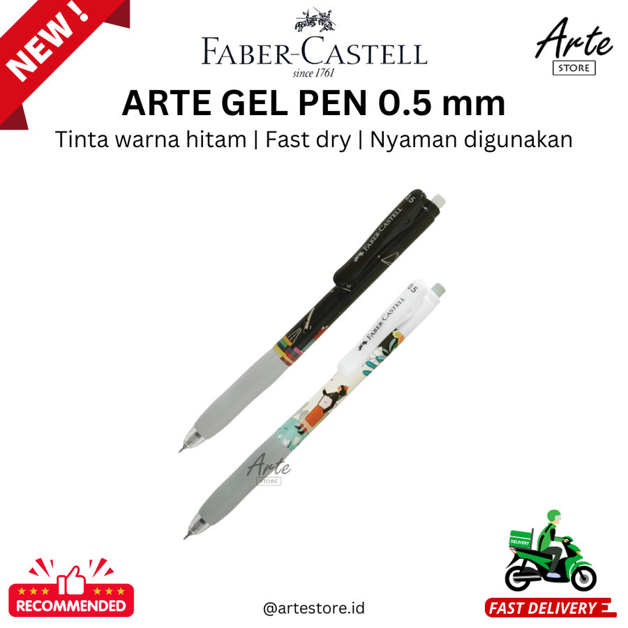 

Arte Gel Pen - Pulpen Faber Castell Ballpoint 0.5 mm