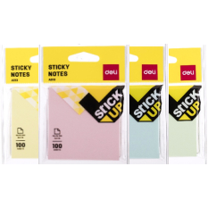 

Deli ﻿Sticky Note Pad Pastel A01402 - Merah Muda