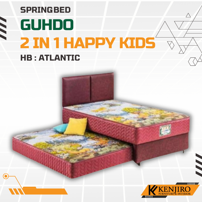 Kasur Springbed Guhdo 2in1 Happy Kids Fullset