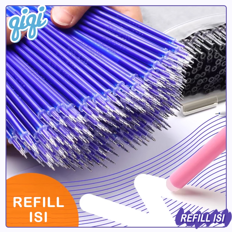

refill isi pulpen/isi ulang pulpen/refill pen bisa dihapus/pulpen bisa dihapus tinta hitam - Qiqi Treasure