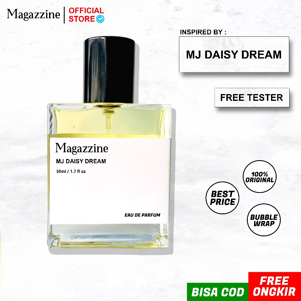 Magazzine - Parfum Wanita Pria Unisex Tahan Lama Aroma Lembut Elegan Inspired By MJ DAISY DREAM | Fr
