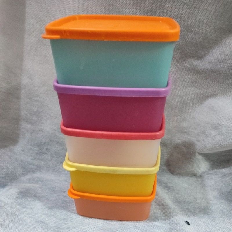 Kotak makan Square 500ml Tupperware Ori PL Second