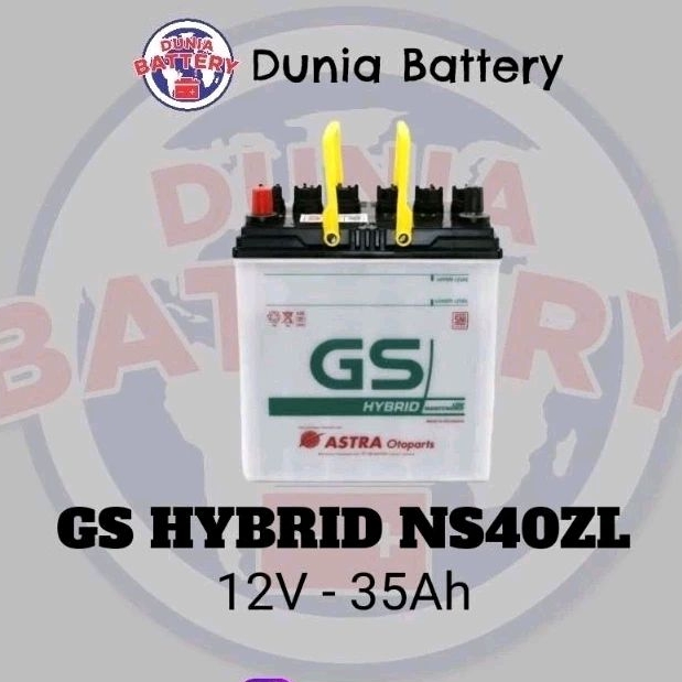 Aki Basah GS HYB NS40ZL Original