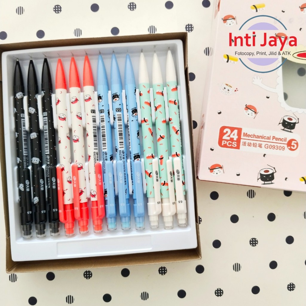 

Pensil Mekanik Fancy 0,5 mm Sushi