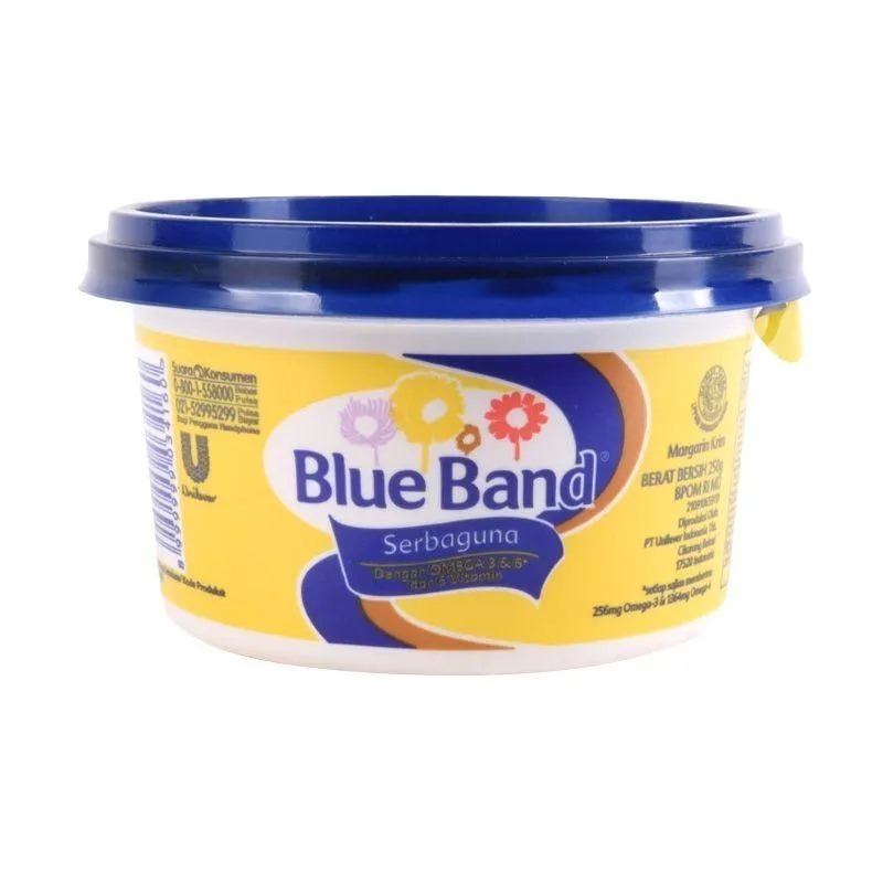 

Blueband Margarin Serbaguna Kemasan Bulat 250 gr / Blue band
