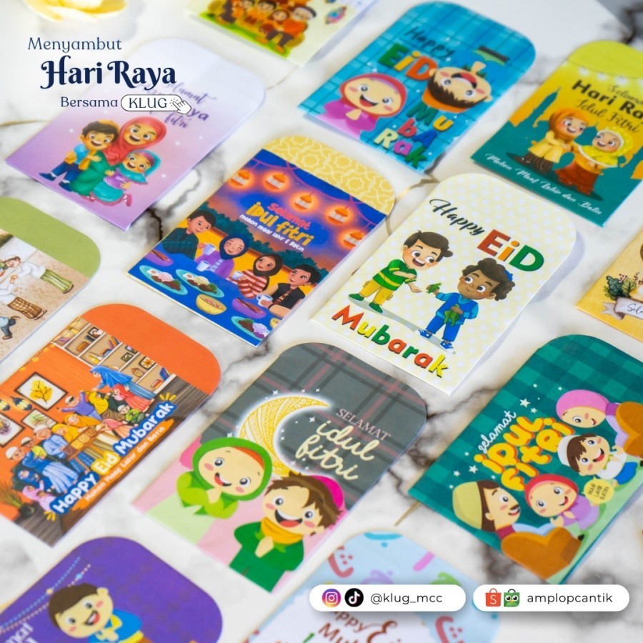 

ANGPAO LEBARAN KLUG 4000 KECIL - AMPLOP IDUL FITRI KECIL MINI