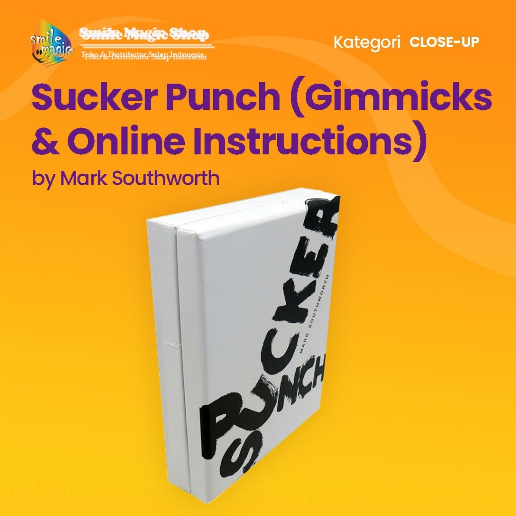 

Alat Sulap - Sucker Punch (Gimmicks and Online Instructions) by Mark Southworth - Smile Magic Shop