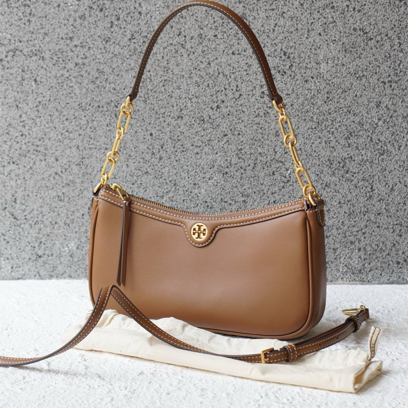 TB T monogram leather studio 25/22x5x13CM