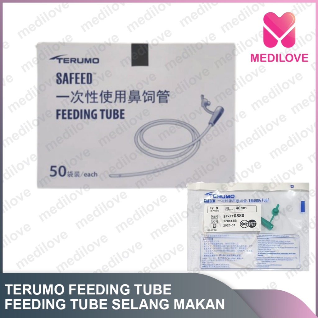 NGT Feeding Tube Terumo / NGT Terumo FR 3 5 8 Pcs