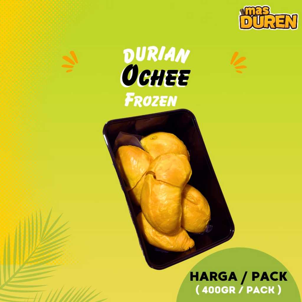 

Durian Ochee malaysia Duren kupas Frozen 400gr