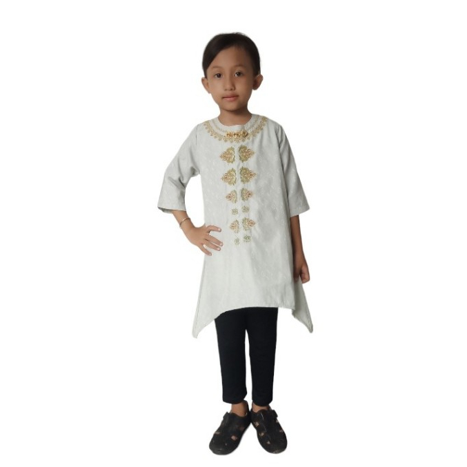 Versail Baju Muslim Anak Perempuan Umur 1-4 Thn Green Malaysia SR1086 | Muslim Couple Keluarga