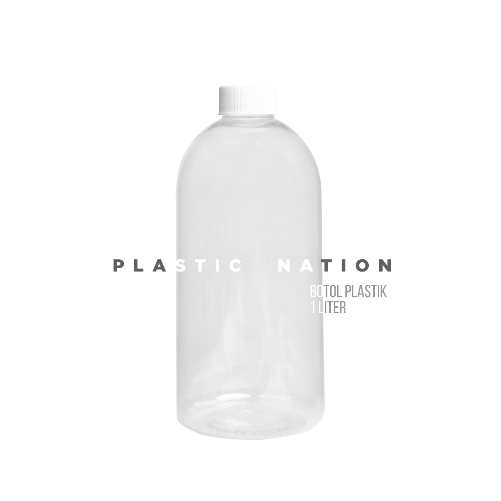 Botol Plastik 1 Liter [Bening]