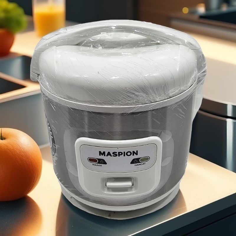 Maspion Magic Com Mini 1 Liter MRJ 1003 TSS - 1003TSS Stainless 1L original