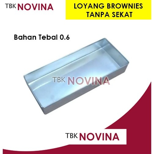 LOYANG PANJANG / LOYANG BROWNIES TANPA SEKAT