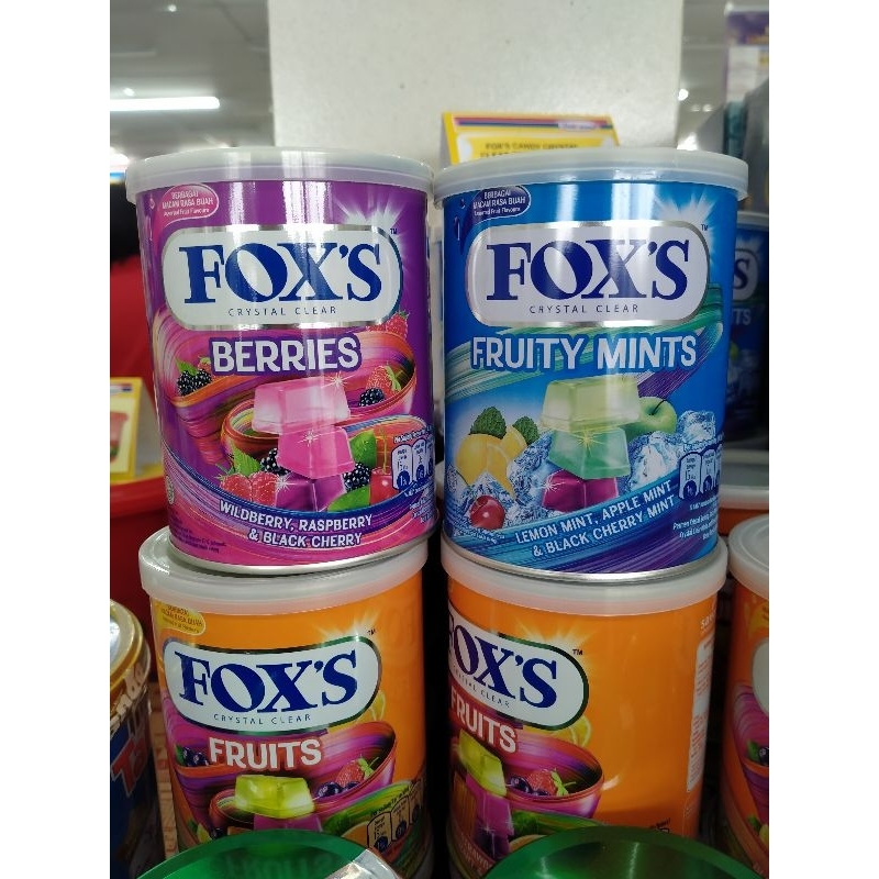 

fox's mint kaleng 180gr