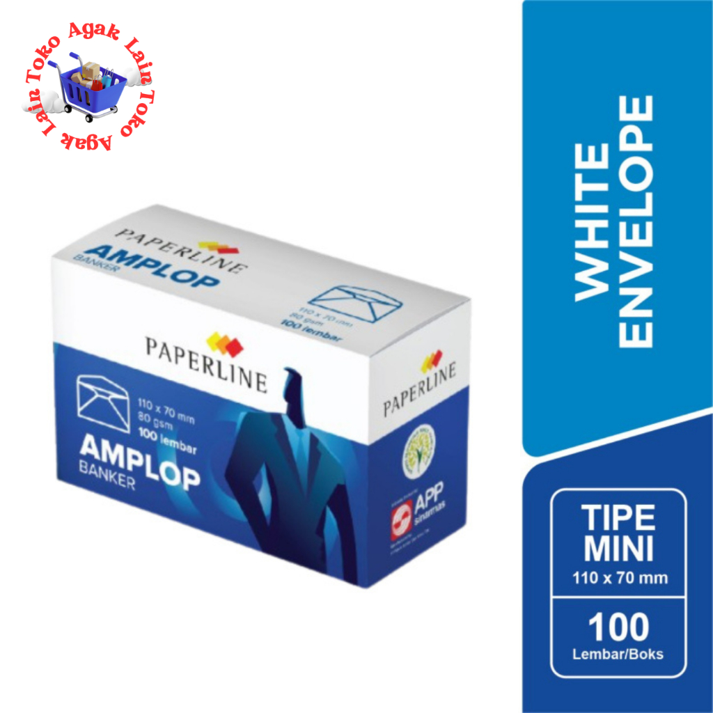 

Paperline Amplop Polos Tipe Mini Banker PPS