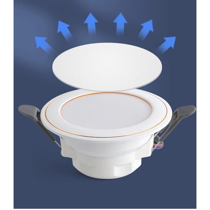 Lampu Downlight Led 3 Warna 6 Watt Full/Panel Led/Lampu Plafon /Panel Plafon