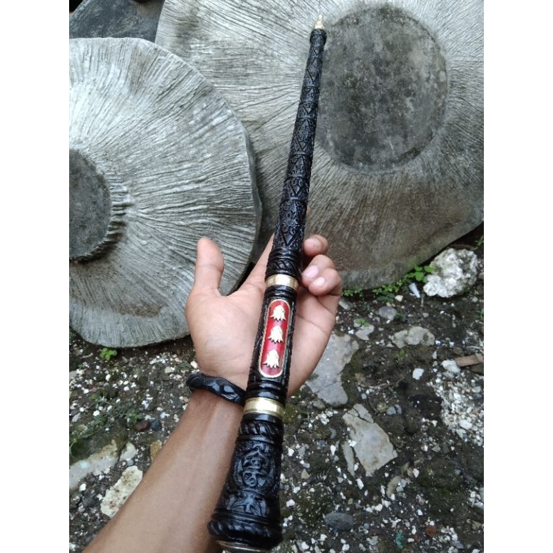 TONGKAT KOMANDO TNI AL,UKIR 3D LIMITED EDITION