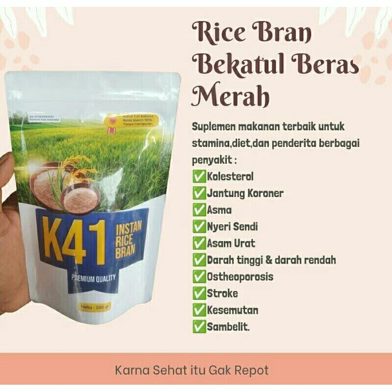 

Serbuk Minuman Bekatul Beras Merah untuk Kesehatan Manusia