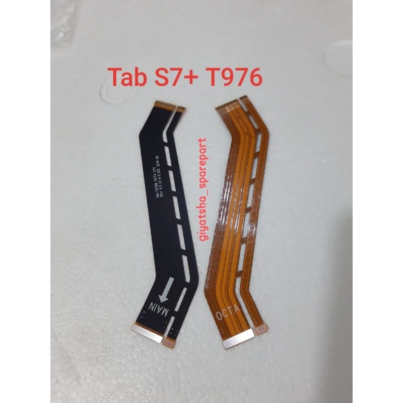 Flexsibel Lcd Samsung Galaxy Tab S7+/Plus T976 Original Ready Real pict