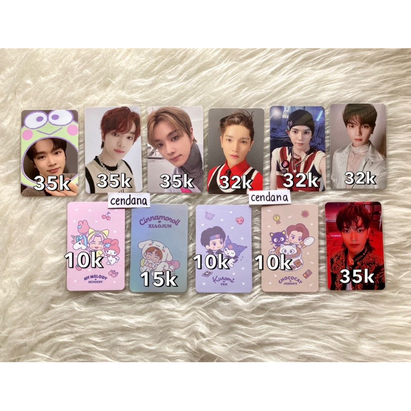(ready stock) pc photocard nct u 127 - sungchan sanrio selca b departure smcu express taeyong classi