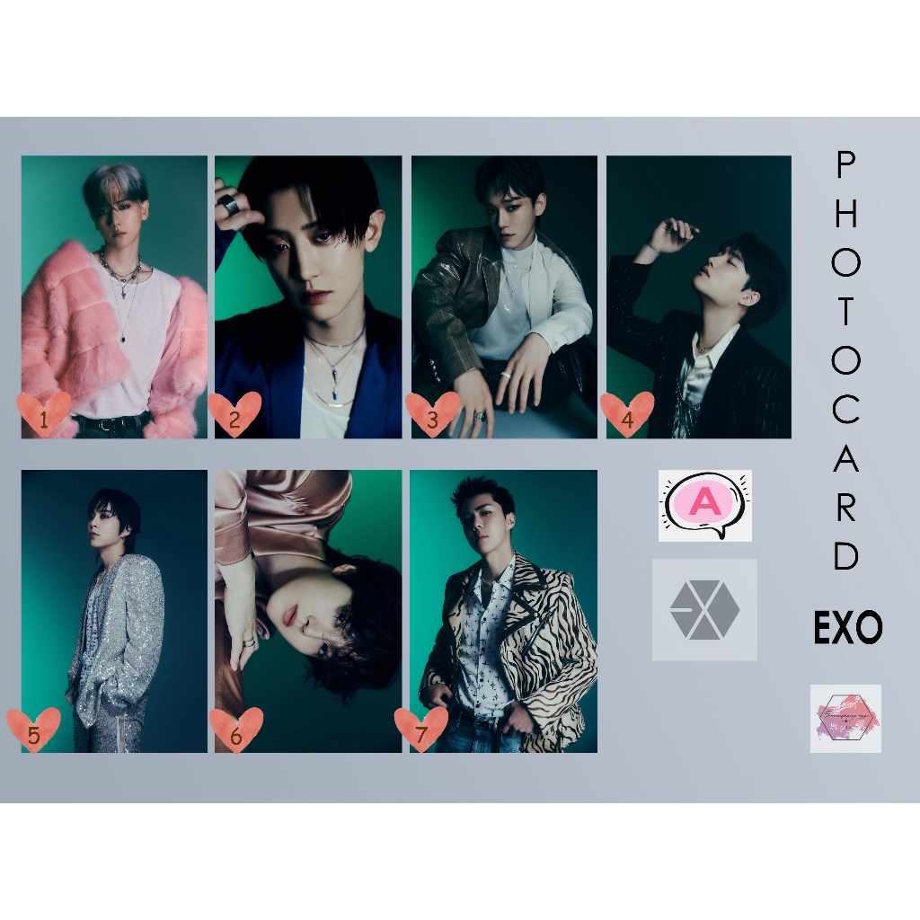 EXO - PHOTOCARD HOLOGRAM satuan