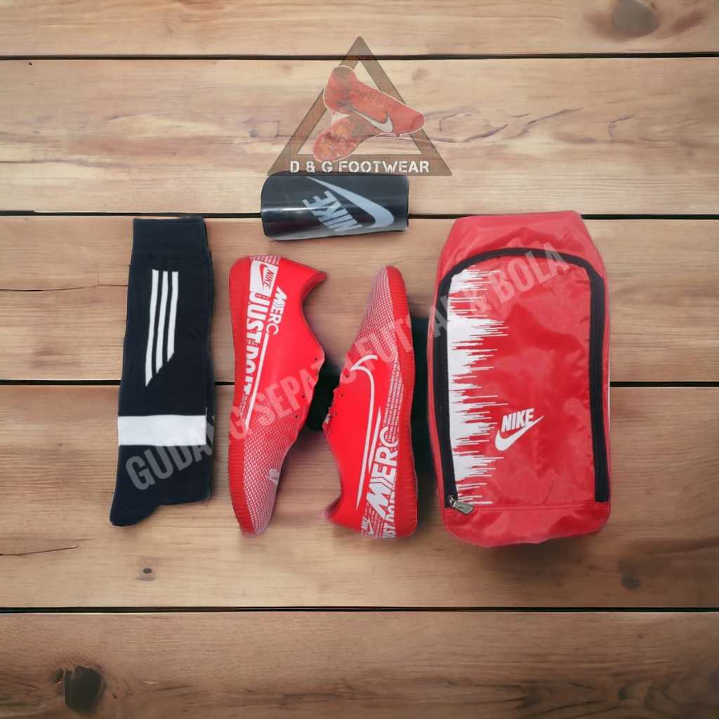PAKET KOMPLIT SEPATU FUTSAL TERKINI PHNTM PAVOR ANAK-DEWASA
