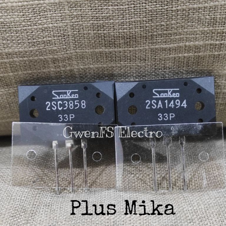 MURAH MERIAH Transistor Power 3858 1494 Original SANKEN 33P 2SA1494 2SC3858