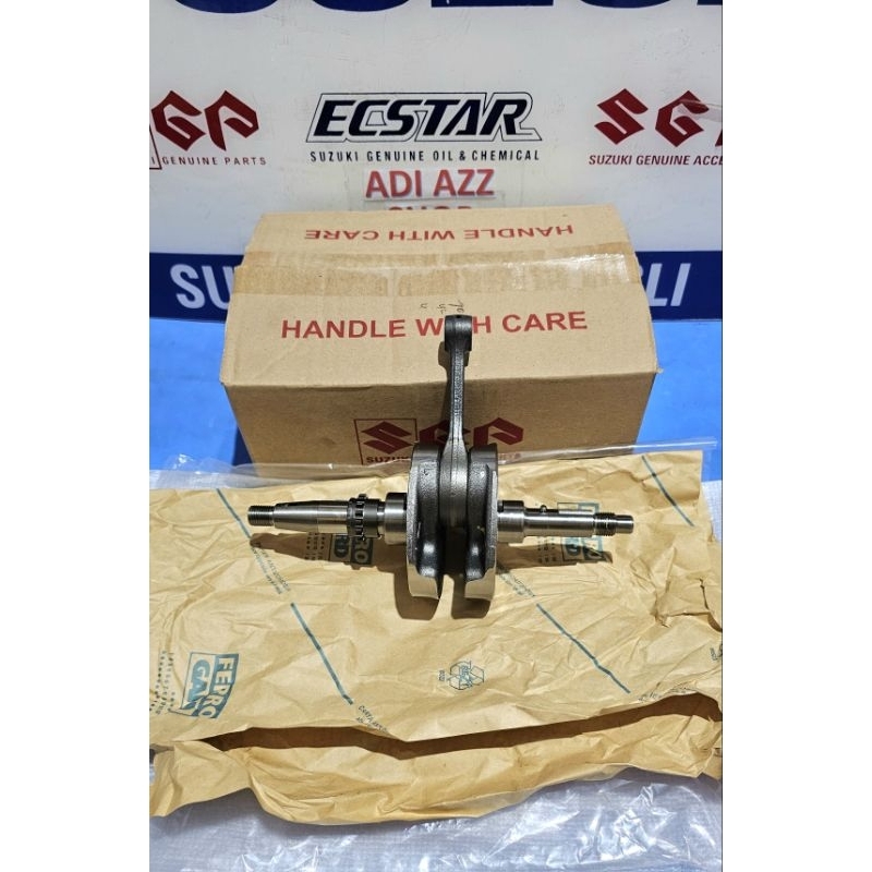 kruk as crankshaft assy stang seher satria fu injeksi gsx 150 ori sgp 12200-12K22-000