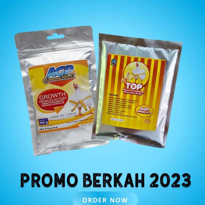 Harga Termuraah AGP Generasi ke II Pemacu Pertumbuhan Ayam Broiler