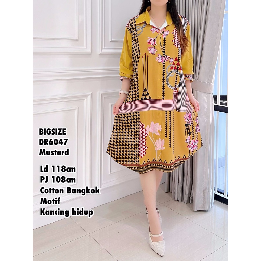 DR6047 Dress Jumbo Motif