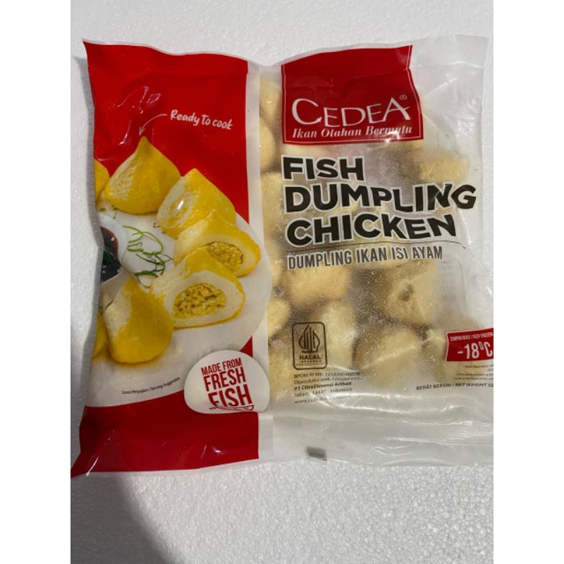 

Cedea Fish Dumpling Chicken 500 Gram