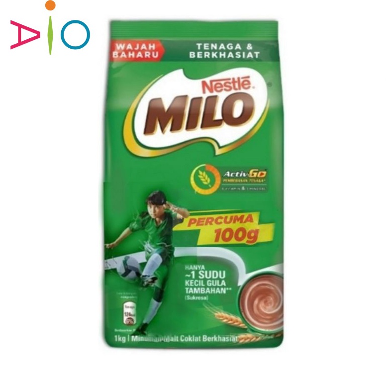 

OAH986 Ready Stok MILO ActivGo Bubuk Malt Coklat Malaysia 1kg